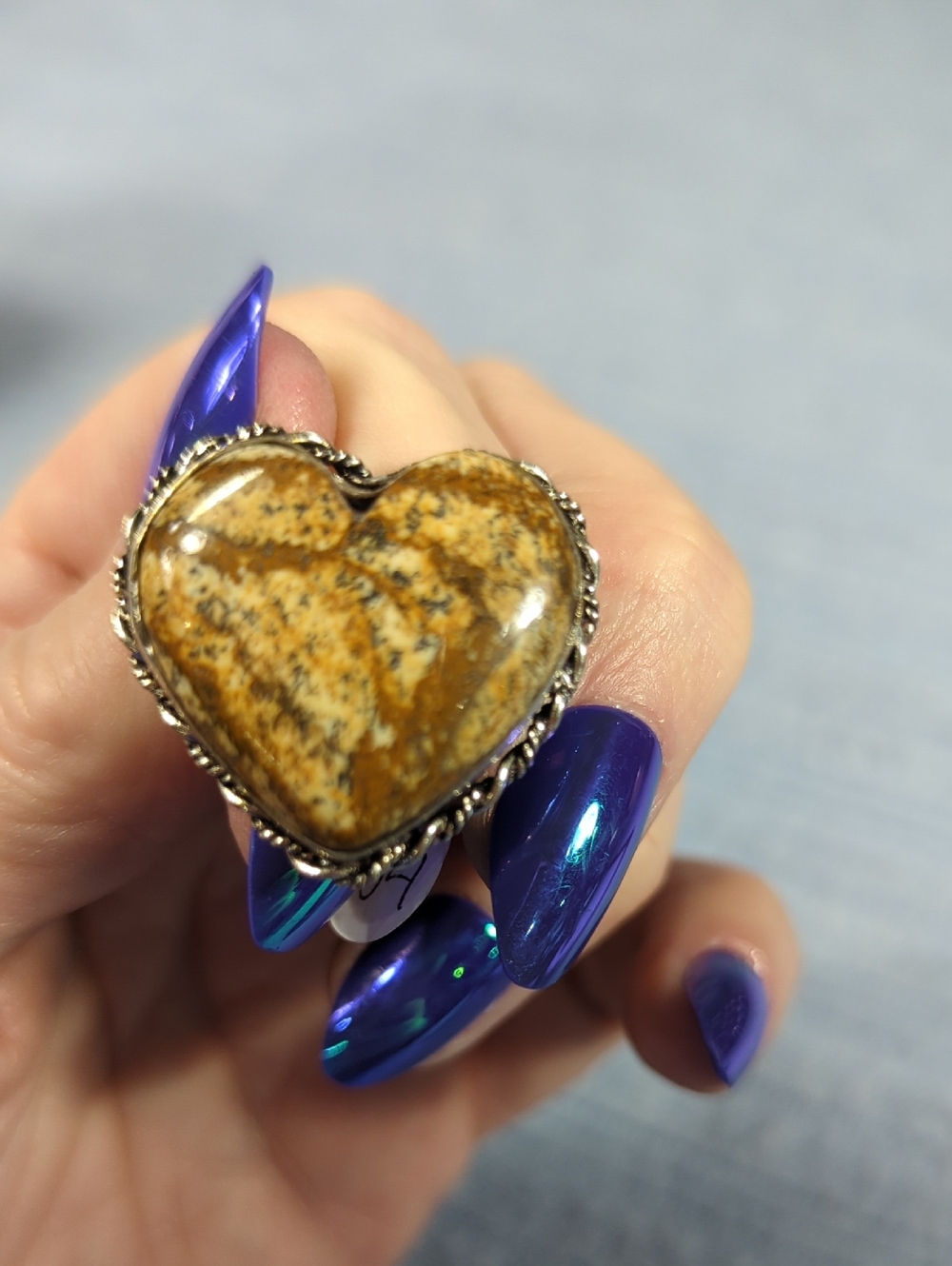 Picture Jasper Ring  5.5